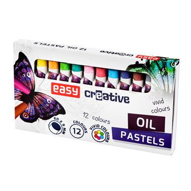 EASY COLOPRO Sada olejových pastelů, 12 barev