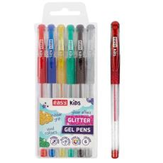EASY Kids GLITTER Sada gelových per se třpytkami, 6 barev