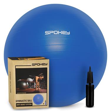 FITBALL Gymnastický míč 55 cm včetně pumpičky, modrý