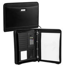 Guriatti CLARK Obchodní diplomatka na zip, A4, s kalkulačkou, černá