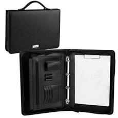 Guriatti MODERN Obchodní diplomatka na zip, A4, s madlem, černá