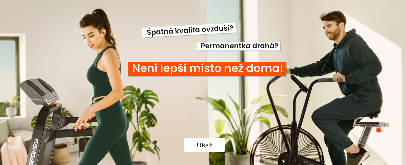 Fitness kardio stroje od Spokey