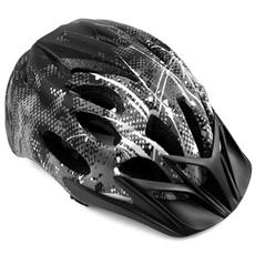 Spokey CHECKPOINT Cyklistická přilba OUT-MOLD, 58-61 cm, šedá