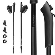 Spokey CLOUD Hole Nordic Walking, 2dílné, černé