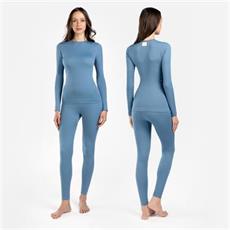 Spokey COLDY SET Dámské termoprádlo, modré, vel. S/M - L/XL