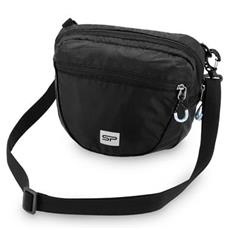 Spokey CROCO Taška přes rameno, 4 l, černá