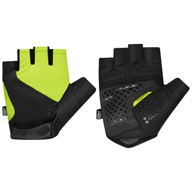 Spokey EXPERT Pánské cyklistické rukavice, žluto-černé, vel. M - XL
