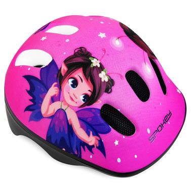 Spokey FAIRY TAIL Dětská cyklistická přilba, 44-48 cm
