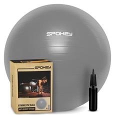 Spokey FITBALL Gymnastický míč 65 cm včetně pumpičky šedý