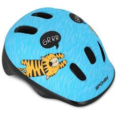 Spokey FUN TIGER Dětská cyklistická přilba, 52-56 cm