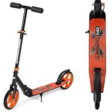 Spokey HASBRO NOISE Koloběžka, kolečka 200 mm, zn. NERF, černo-oranžová (bez orig.kartónu)