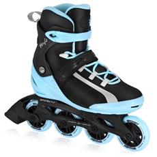 Spokey MrsFIT Dámské fitness kolečkové brusle, černo-modré, ABEC7 Carbon, vel. 36-41