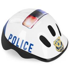 Spokey POLICE Dětská cyklistická přilba, 44-48 cm