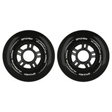 Spokey PU 100 mm Náhradní kolečka k bruslím, 2 ks