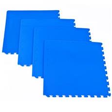 Spokey SCRAB Ochranná puzzle podložka, 61 x 61 x 1,2 cm, modrá