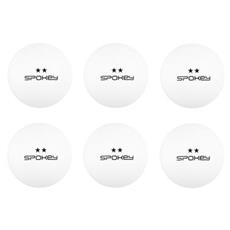 Spokey SKILLED Pingpongové míčky **, 6 ks, bílé